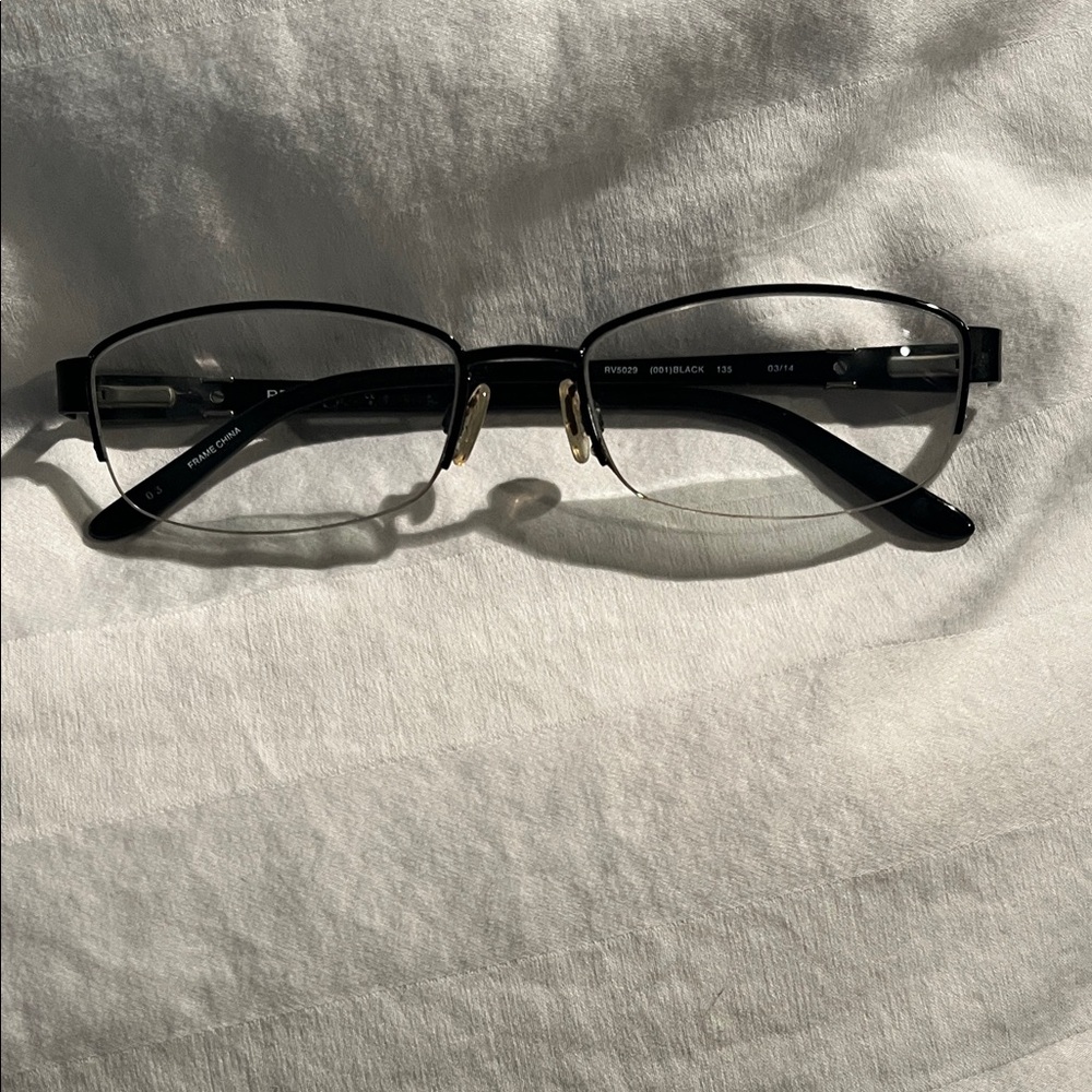 Revlon Black Rectangular Eyeglasses - image 1